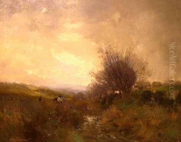 The Elsick Burn Oil Painting by Alexander Coutts Fraser