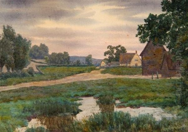 Wilden,bedfordshire Oil Painting by William Fraser Garden