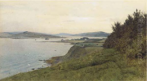 On The Scottish Coast Oil Painting by George Gordon Fraser