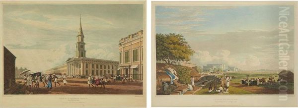 Views Of Calcutta Oil Painting by Fraser, James Baillie