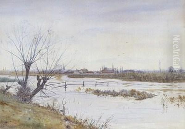 Winter River View by Robert Winter Fraser