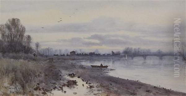 Mortlake Oil Painting by Robert Winter Fraser