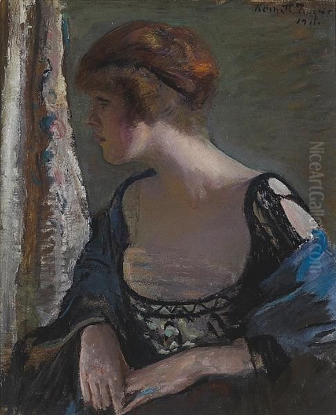 The Lace Bodice, 1911 by Kenneth Frazier