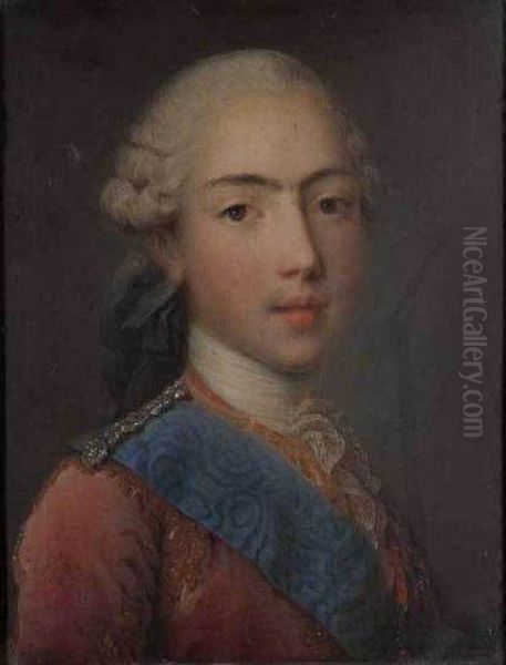 Portrait Du Comte D'artois Oil Painting by Jean Martial Fredou