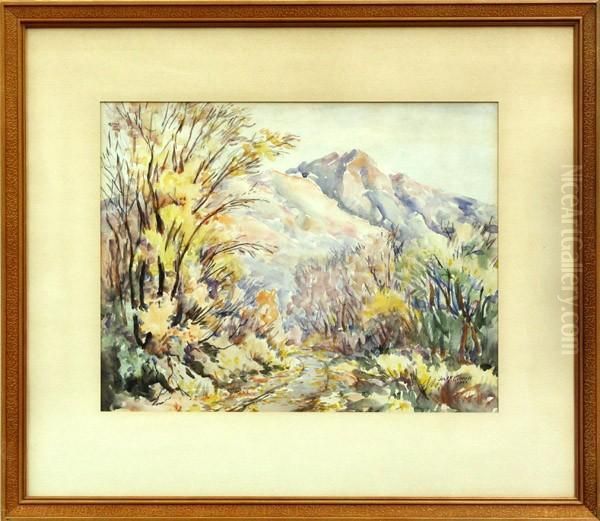 ''black Mountain' Oil Painting by Joseph Alma Freestone Everett