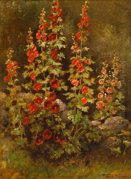 Corner Of An Old Garden Oil Painting by Frank French