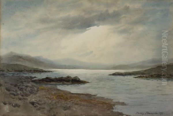 Twelve Bens, Connemara Oil Painting by William Percy French