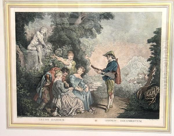 The First Colored Engraving Oil Painting by Robert French