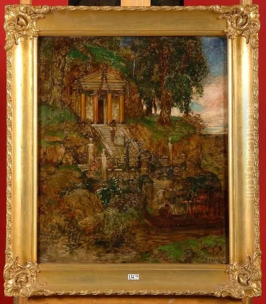 La Vestale Du Temple Oil Painting by Alexander Frenz