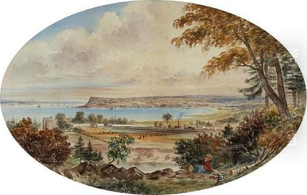 Quebec From Beauport Oil Painting by Washington F. Friend