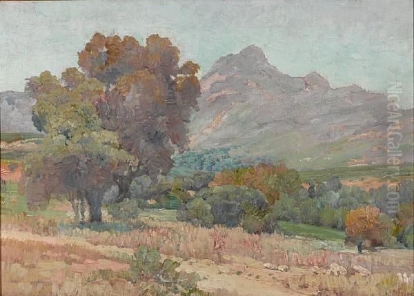 Lawson Valley Oil Painting by Charles Arthur Fries