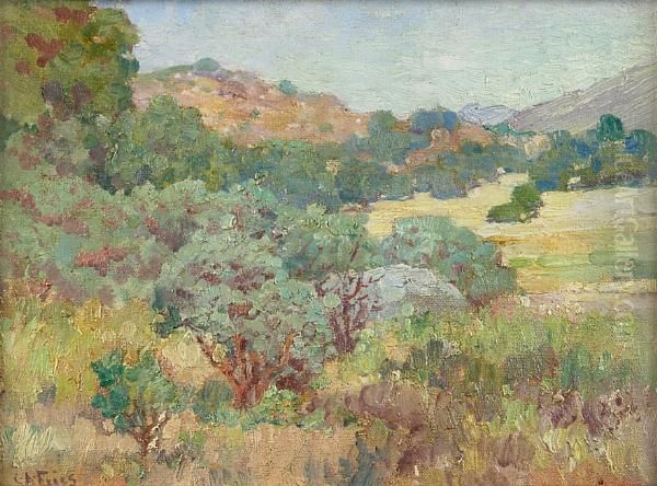 Manzanitas, Near Hubbard Grove Oil Painting by Charles Arthur Fries