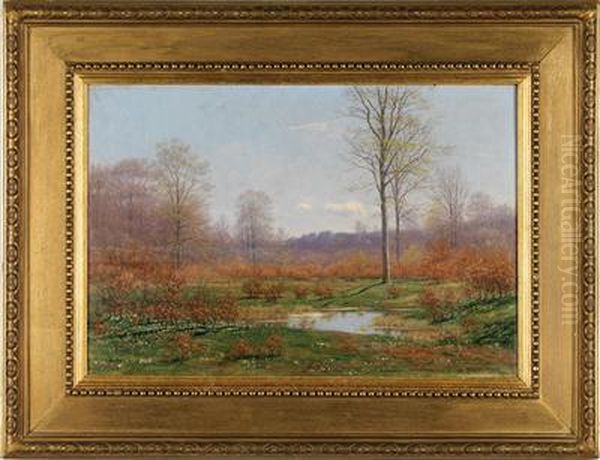 Fruhherbstliche Landschaft Oil Painting by Hans Gabriel Friis