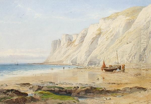 Beachy Head Oil Painting by George Arthur Fripp