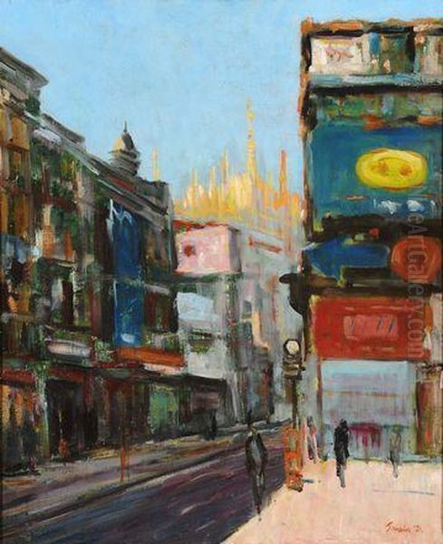 Milano Oil Painting by Donato Frisia