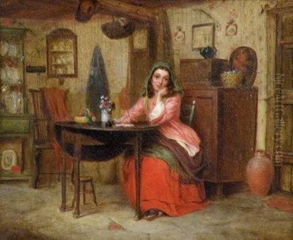 The Love Letter Oil Painting by William Powell Frith