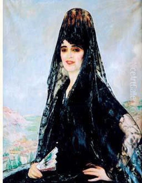 Espagnole Oil Painting by Maurice Fromkes