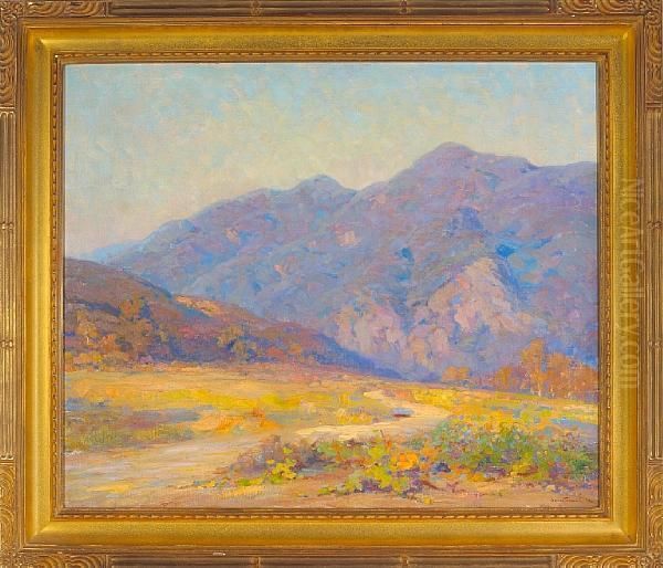 Eaton Canyon Oil Painting by John Frost