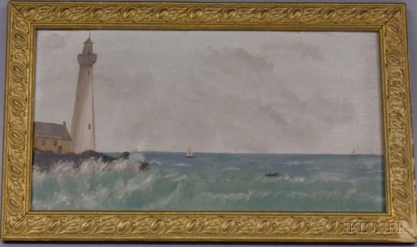 Marine Scene In The Manner Of Jon Frost Oil Painting by John Frost