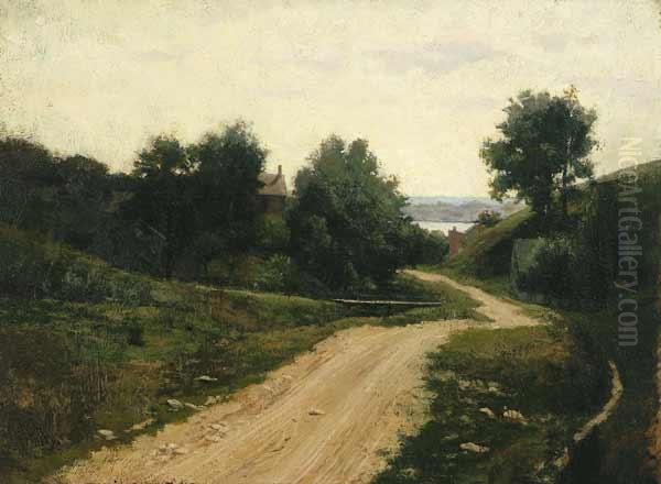 Road To The Farm Oil Painting by John Hemming Fry