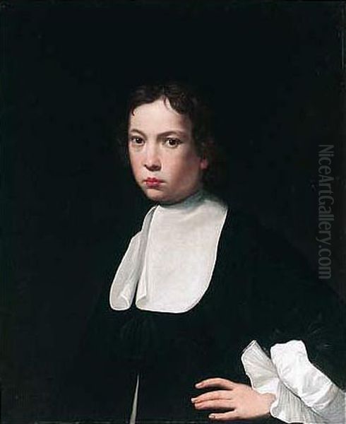 Portrait Of A Boy Oil Painting by Isaac Fuller