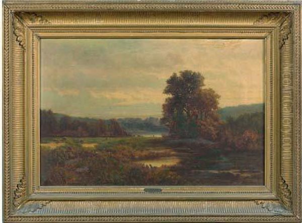 Bord De Riviere Oil Painting by Richard Henry Fuller