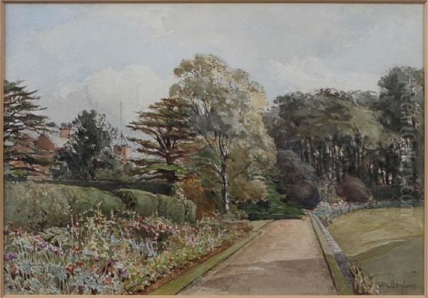 A Garden Border by John Fulleylove