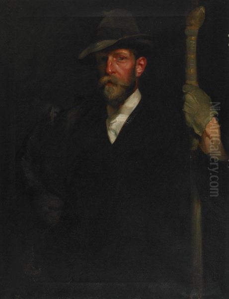 Portrait Of Mr. J.j. Dodgshon Oil Painting by Charles Wellington Furse