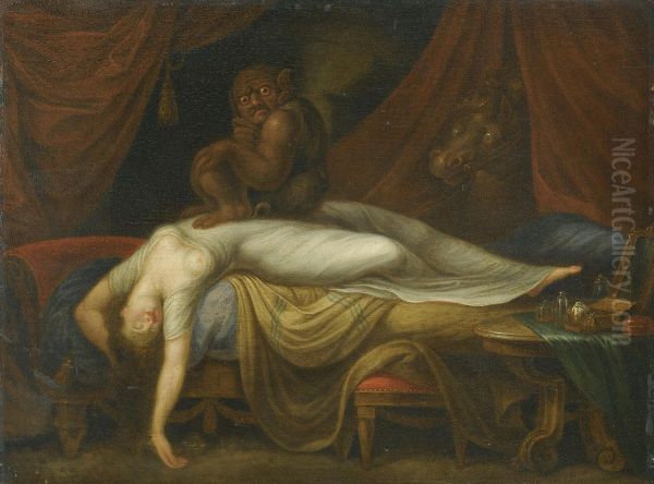 The Nightmare Oil Painting by Johann Henry Fuseli