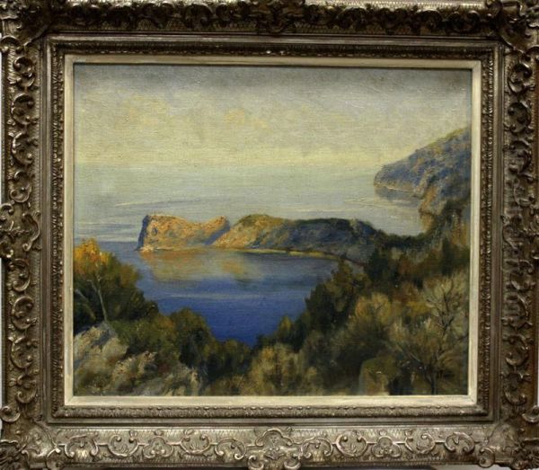 Costa Mallorquina Oil Painting by Joan Fuster Bonnin