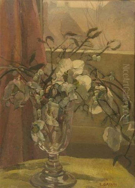 Still Life - Oil Painting by Ethel Gabain