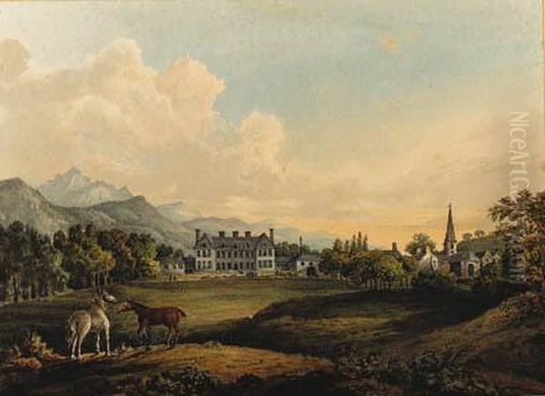 Views In Killarney Oil Painting by Sir Thomas Gage