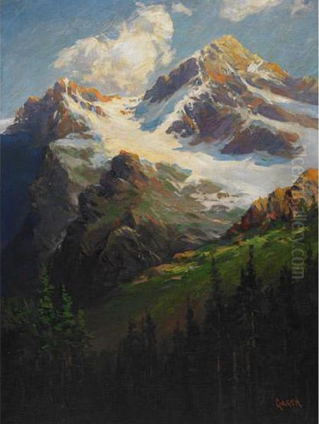 Mountain Landscape Oil Painting by Robert Ford Gagen