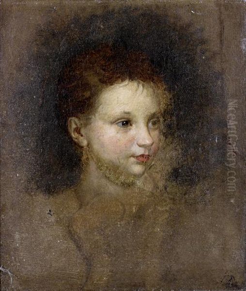 Portrait Of A Young Girl Oil Painting by Thomas Gainsborough