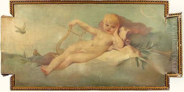 Le Cherubin Oil Painting by Pierre Victor Galland