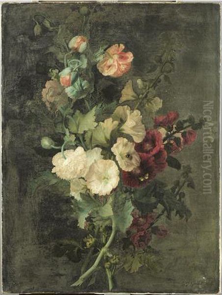 Branches En Fleur Oil Painting by Jean-Baptiste Gallet