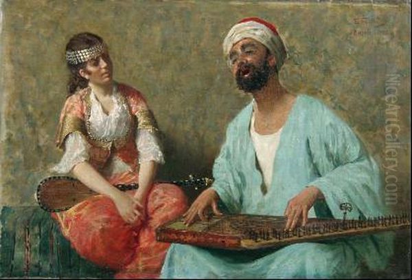 Canzone Araba Oil Painting by Eduardo Galli