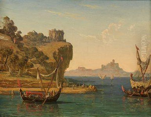 Fantasia Orientale Oil Painting by Luigi Mauro Galli