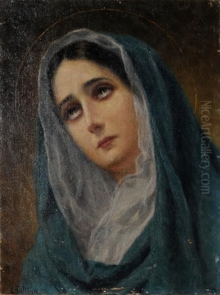 La Vergine Oil Painting by Luigi Gallina