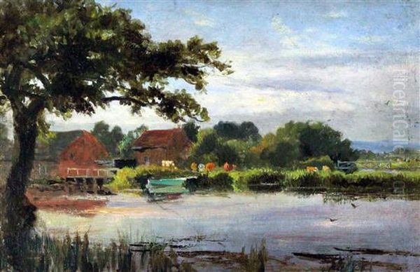 Fordingbridge Oil Painting by Robert Gallon