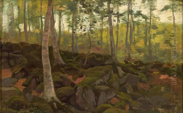 Bosque Oil Painting by Enrique Galwey Y De Garcia