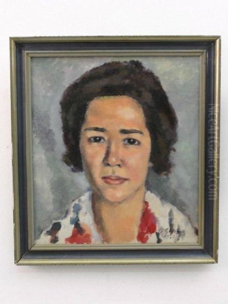 Portrait Einer Jungen Frau Oil Painting by Paula Gans