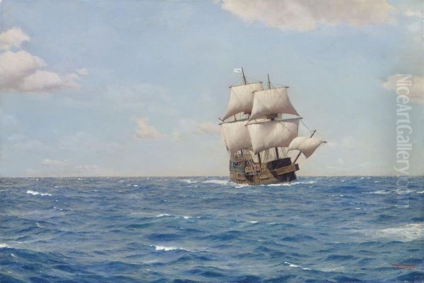 Mayflower Oil Painting by Horacio Garcia