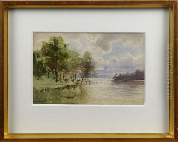 Landskap Oil Painting by Anna Gardell-Ericson