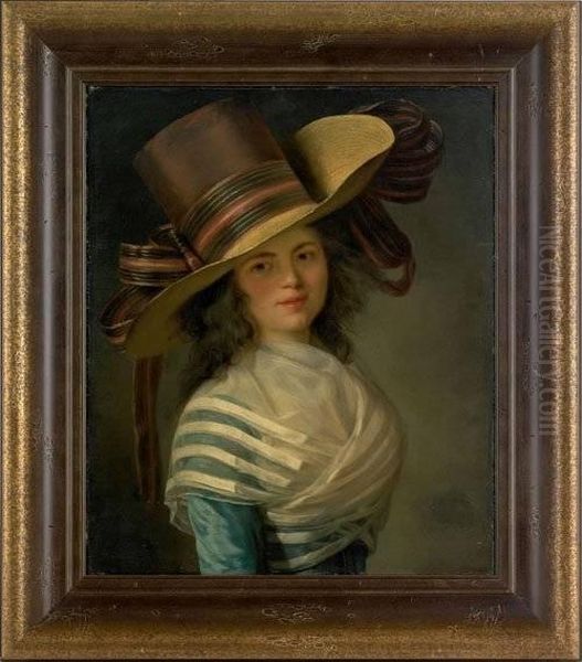 Vigee Le Brun Oil Painting by Louise Elizabeth Garden