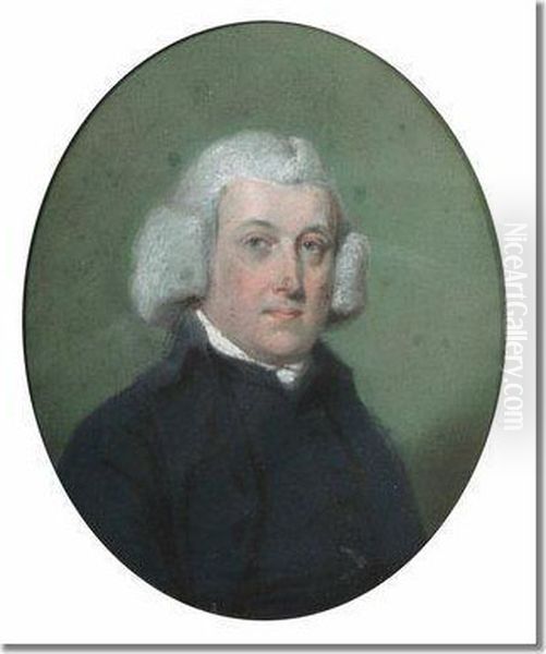 Rev. Durand Rhudde, Chaplin To King George Ii Oil Painting by Daniel Gardner