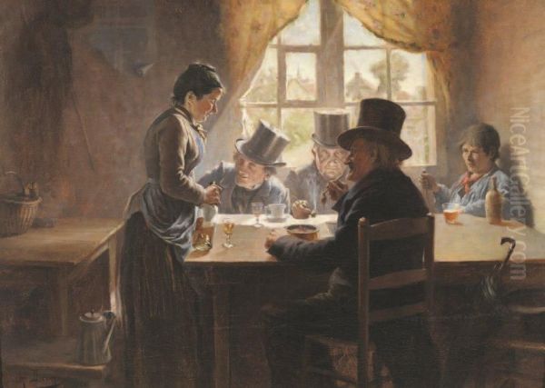 Dans L'atelier Oil Painting by Joseph Garibaldi