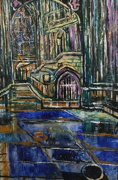 Cathedral Facade Oil Painting by Theo Garmen