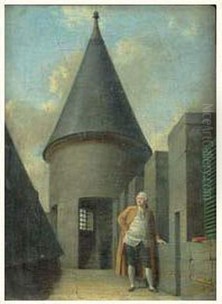 Louis Xvi Au Temple Oil Painting by Jean-Francois Garnerey