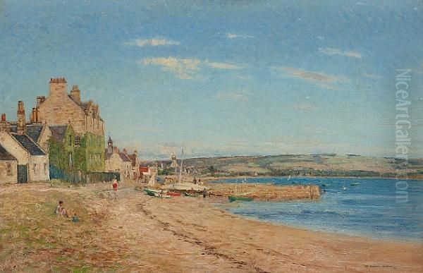 Findhorn Oil Painting by William Arthur Garrick